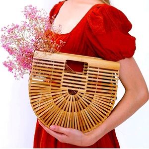 Bamboo Half Circle Bag, Cult Gaya alike